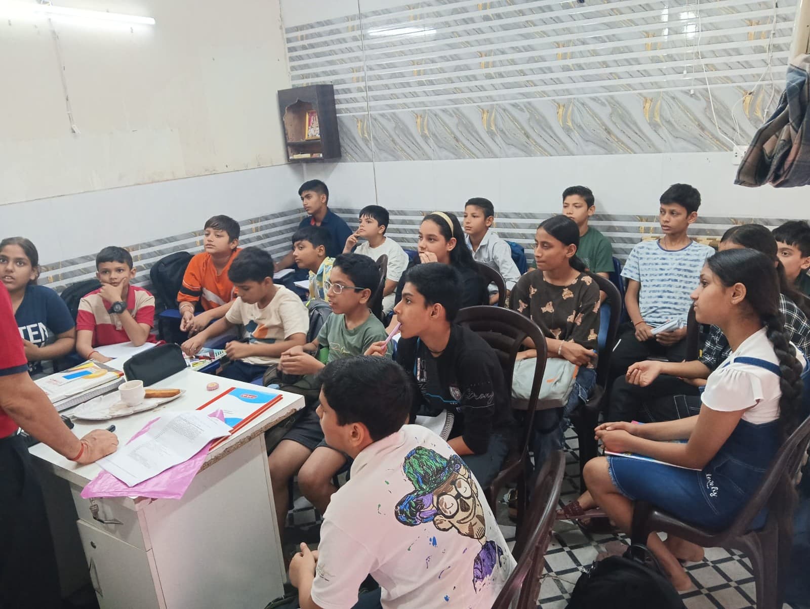 Combined class session at ESA